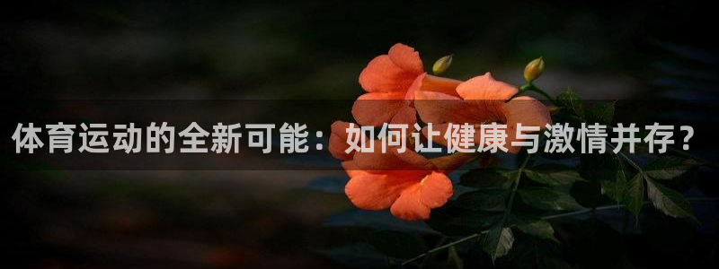 体育运动的全新可能：如何让健康与激情并存？